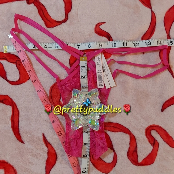 π VS Very Sexy Lace Strappy Thong Panty π - Picture 8 of 16